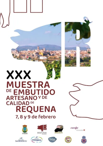 Cartel anunciador Feria Embutido Artesano Requena 2025