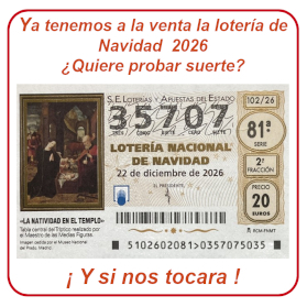 Lotería Navidad 2026 en Charcutería Requena. Suerte a todos.